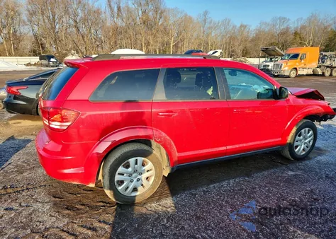 2017 Dodge Journey Se from USA, damaged, VIN 3C4PDCAB0HT551743